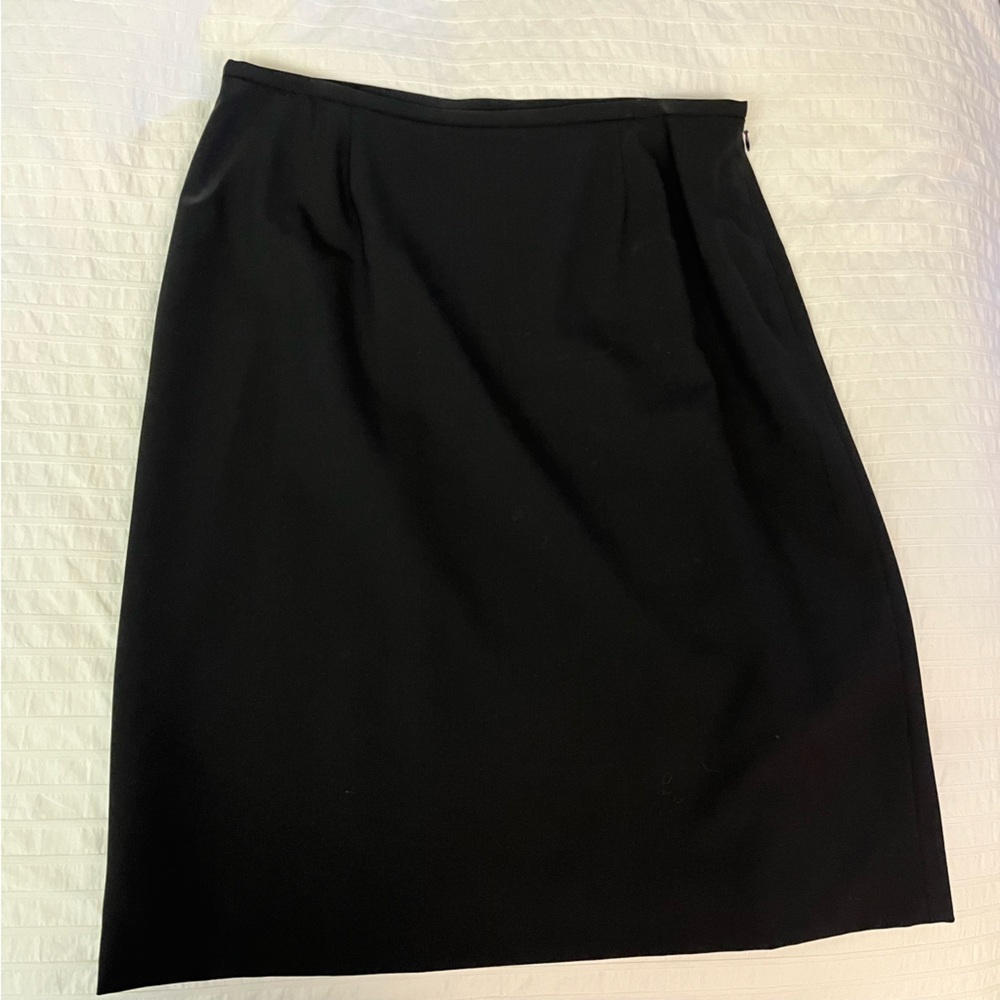Ann Taylor Black wool skirt